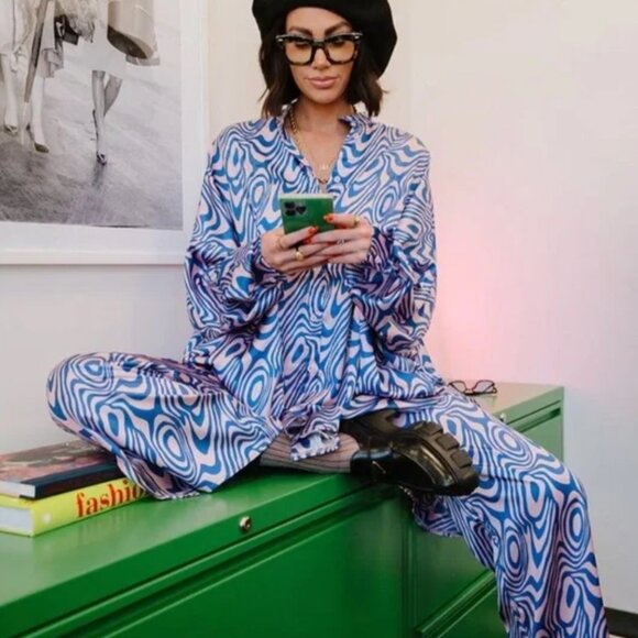 Dressed in LALA Pants - ISO ONLY! Dressed in LALA Swirl Satin Set or PANTS ONLY